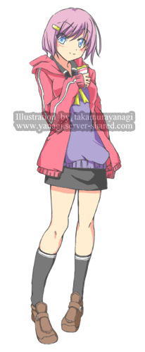 スイーツ女子キャラデザイン
