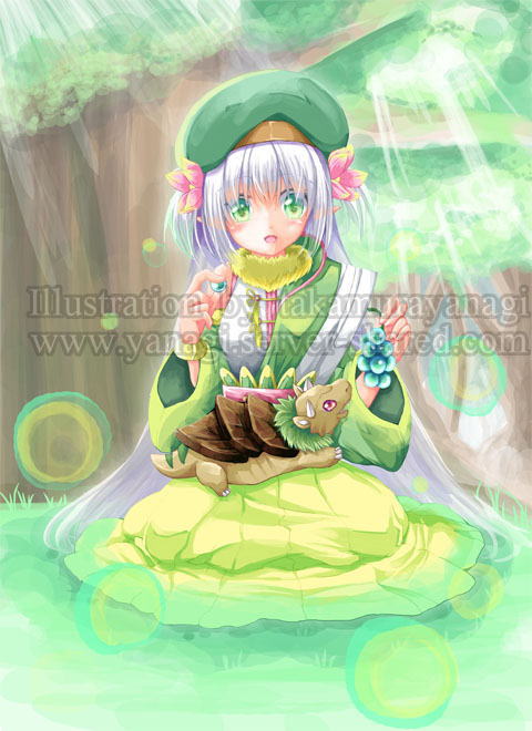 エルフの女の子イラスト
