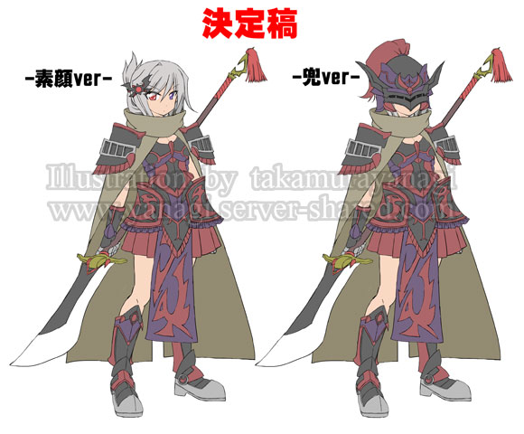 闇の姫騎士キャラデザイン