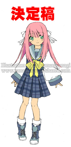 無邪気な女の子キャラデザイン