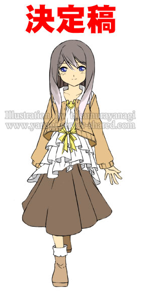 お淑やかお姉さんのキャラデザイン