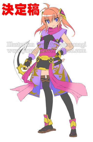 自由奔放忍びキャラデザイン