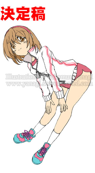 ポジティブ運動少女キャラデザイン