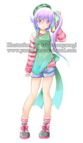 しずく春服デザイン